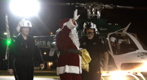 Santa Claus came to town